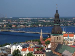 Riga - Blick auf die Altstadt