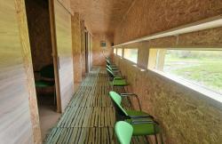 Comfort hide - Braunbärenbeobachtung in Estland - die Comfort-Hütte