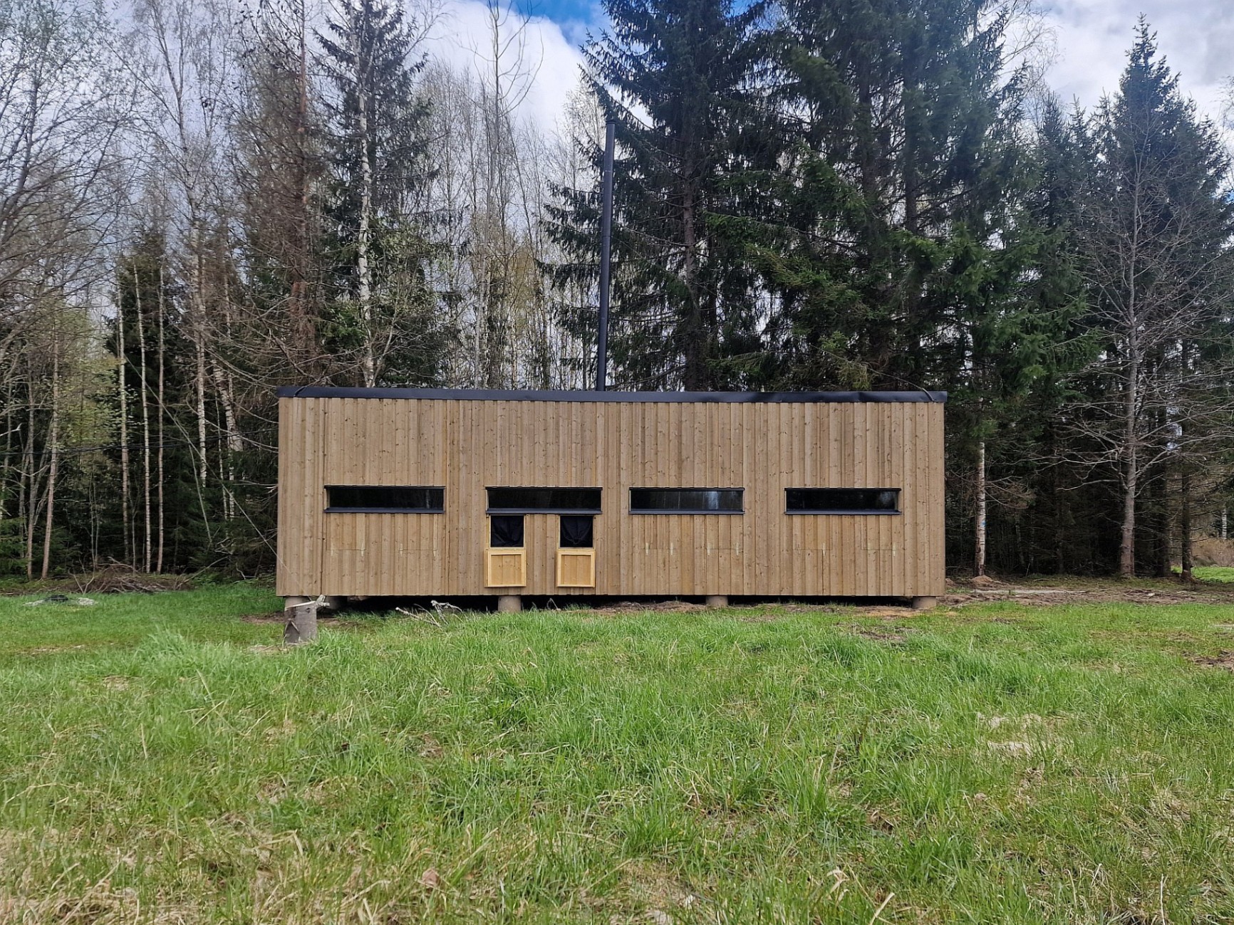 Comfort hide - Braunbärenbeobachtung in Estland - die Comfort-Hütte