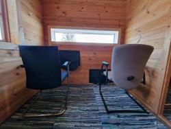 Premium hide - Braunbärenbeaobachtung in Estland - die Premium-Hütte