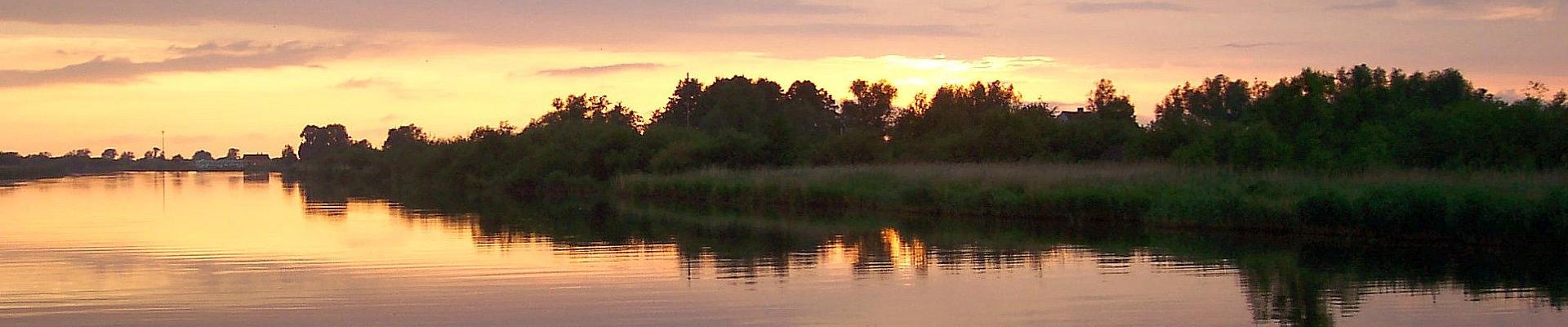 Abendstimmung im Memeldelta