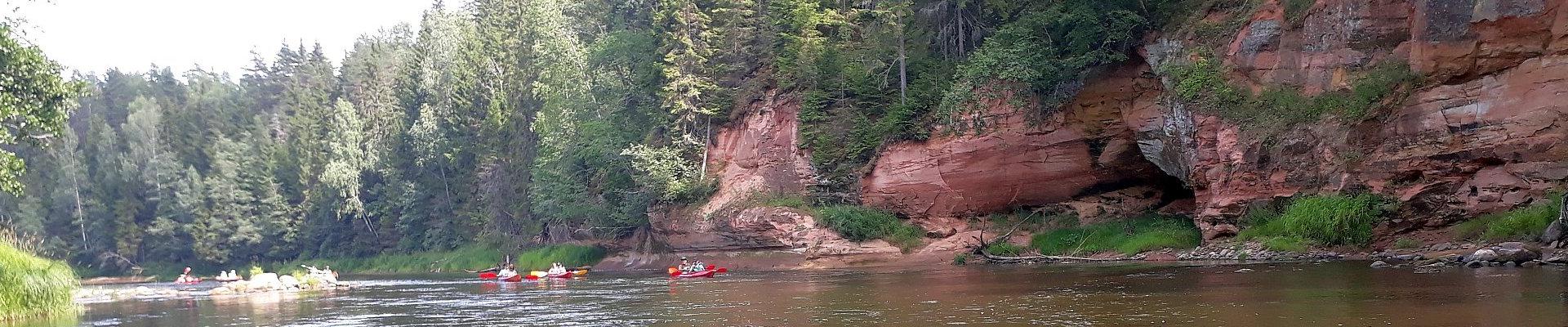 Familienreise nach Lettland und Estland - paddeln im Gauja Nationalpark