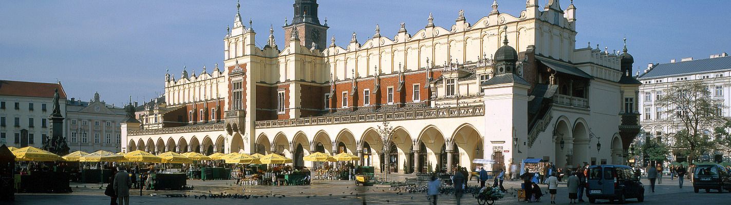 Krakau - Markt mit Tuchhallen