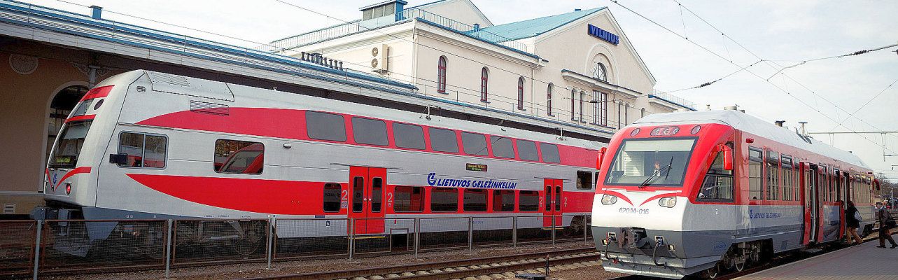 Bahnhof in Vilnius