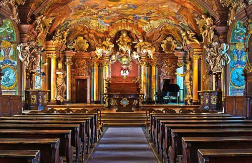 Die Aula Leopoldina in der Breslauer Universität