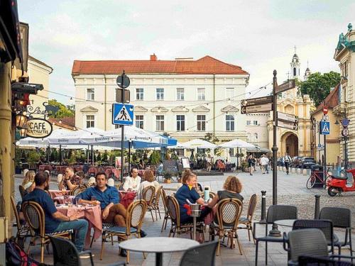 Vilnius - Straßencafé © GoVilnius