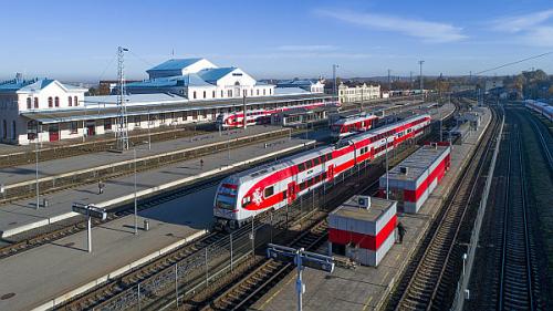 Bahnreise im Baltikum - Bahnhof in Vilnius