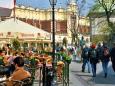 Krakau - Straßencafé
