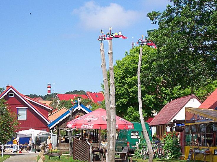 Nidden - Blick zum Leuchtturm