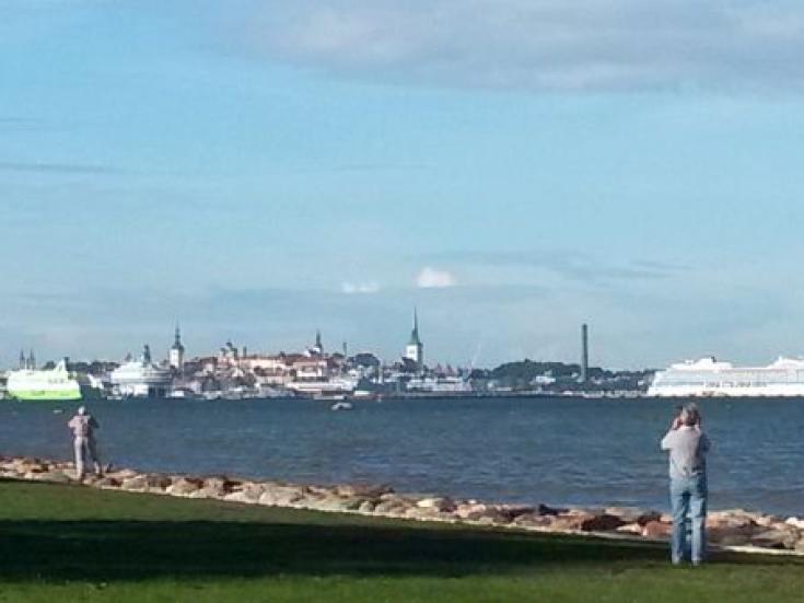 Blick auf Tallinn
