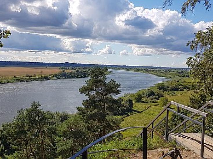 Memelland - Blick vom Rambynas auf die Memel