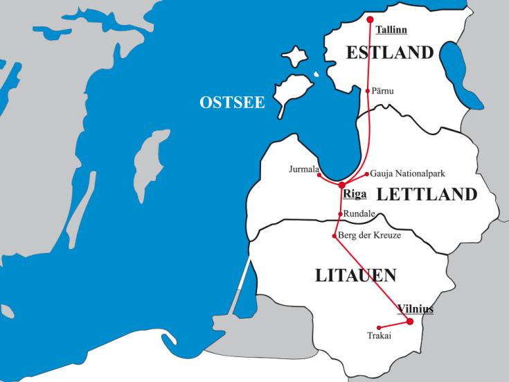 Höhepunkte des Baltikums