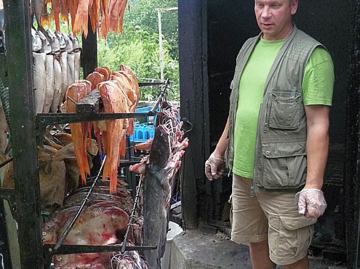 Frischer Räucherfisch bei Fischer Jonas in Nidden