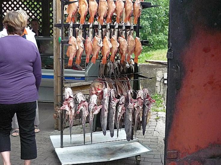 Räucherfisch bei Fischer Jonas in Nidden