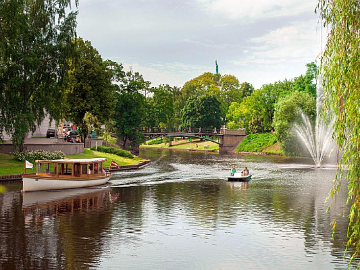 Stadtkanal Riga - Städtereise Riga