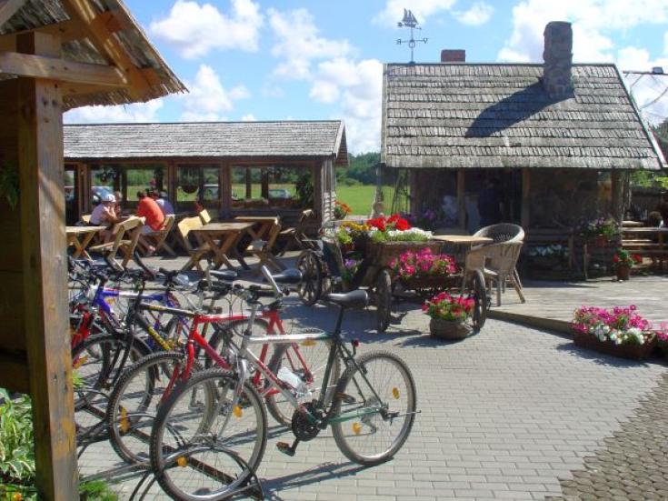 Radtour nach Palanga - Rast im Gasthaus