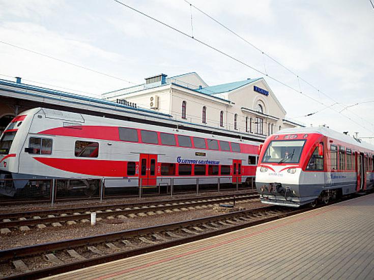 Bahnhof in Vilnius