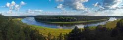 Lettland - Daugava - Bögen