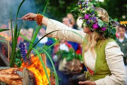 Mittsommerfest in Lettland