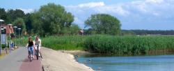 Radweg in Nida am Kurischen Haff