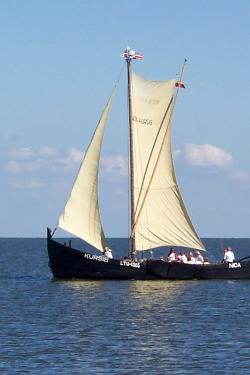 Kurenkahn auf dem Kurischen Haff