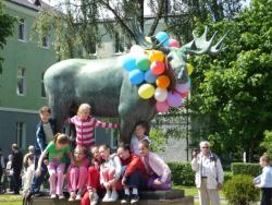 Gumbinner Elch beim Stadtfest