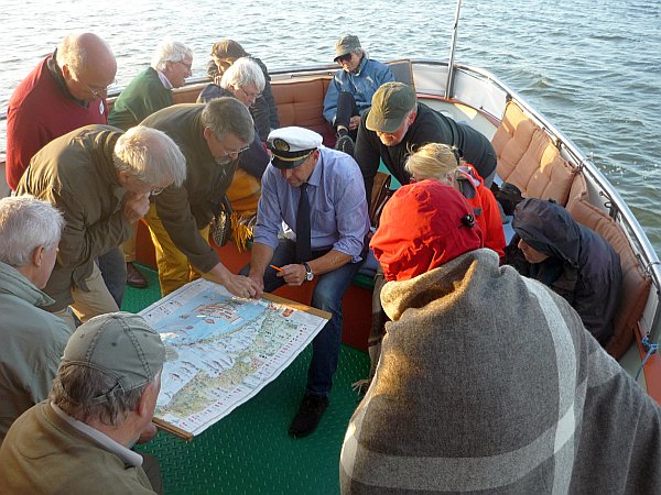 Mit dem Schiff über das Kurische Haff