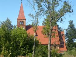 Kirche in Sandkirchen - Kreis Tilsit-Ragnit
