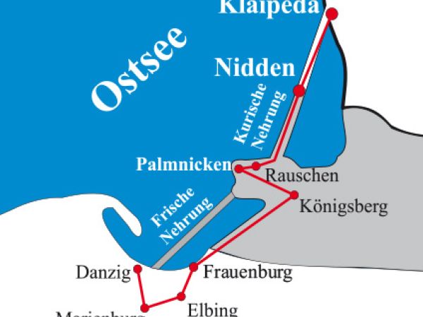 Radtour in Ostpreußen-Klaipeda-Kurische Nehrung-Königsberg-Danzig