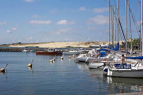 Nidden - Hafen und Düne