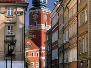Warschau - Blick zum Königsschloss