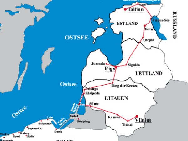 Radtour Estland - Lettland - Litauen halbgeführt