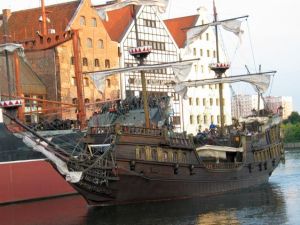 Piratenschiff in Danzig